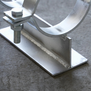 탄소강 절연 파이프 지지대 2개의 볼트가 있는 파이프용 절연 신발 지지대