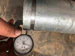 6 inç ASTM A53 Victaulic Cut Groove Steel Steel